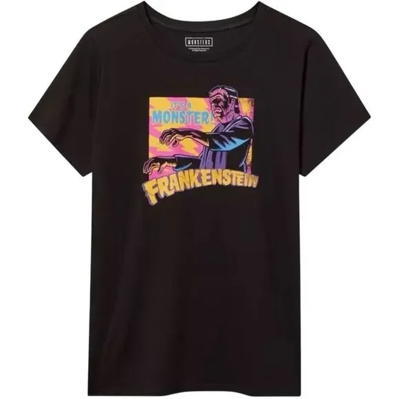 Torrid Frankenstein Classic Fit Cotton Crew Neck Tee N0291 - Picture 3 of 7